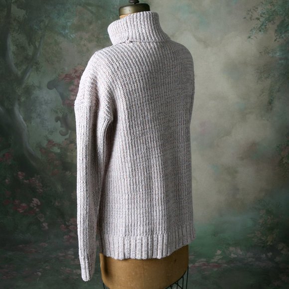 Palette Blush Chenile Cozy Turtleneck Sweater S - Picture 7 of 12
